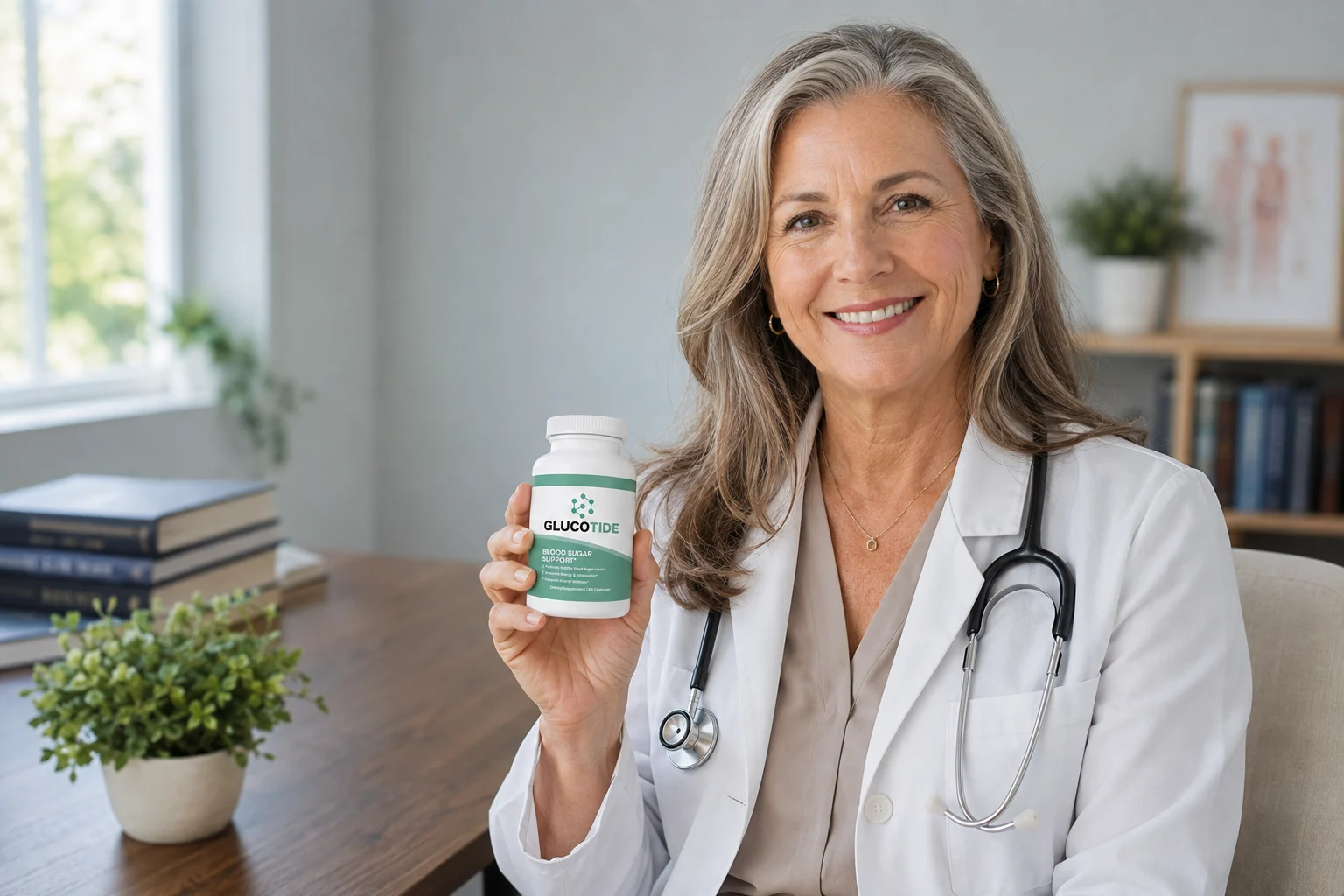 Dr. Stacey N. Anderson, Endocrinology and Metabolism, reviewing GlucoTide